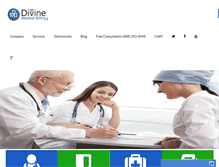 Tablet Screenshot of divinemedicalbilling.com